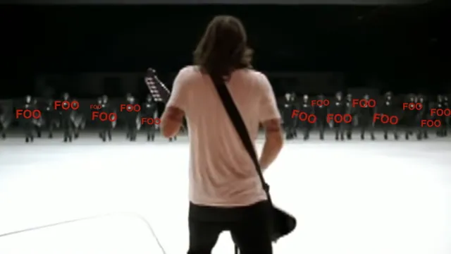 Carte meme Foo Fighters vs. the Foo