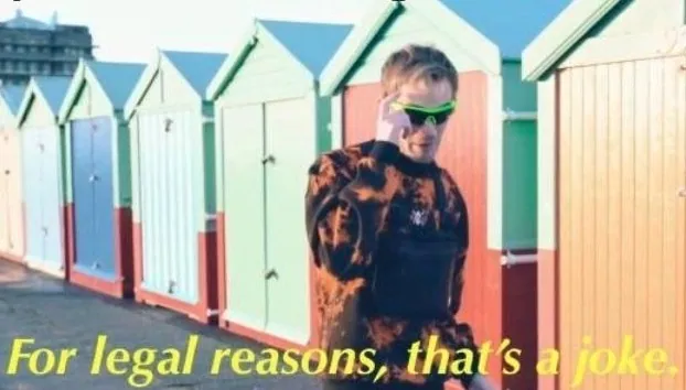 Carte meme For Legal Reasons, That’s a Joke