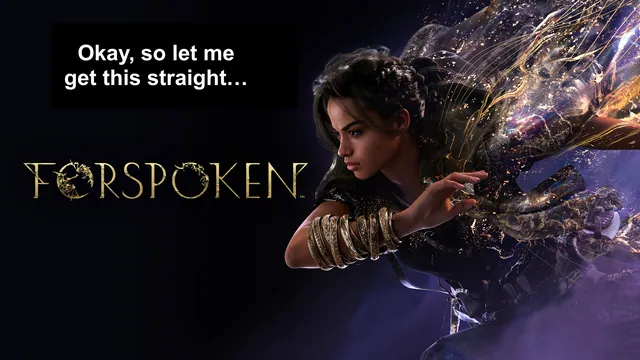 Carte meme Forspoken Trailer Parodies