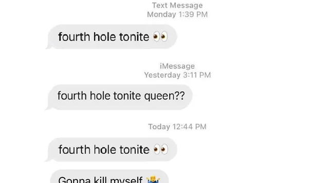 Fourth Hole meme card
