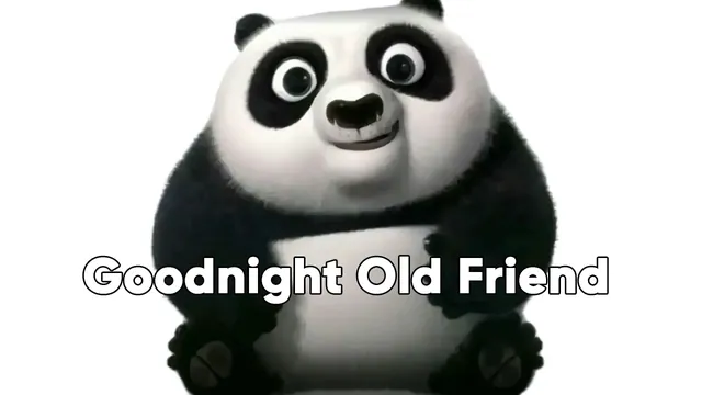 Carte meme Franklin « Goodnight, Old Friend »