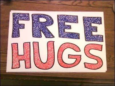 Carte meme Free Hugs