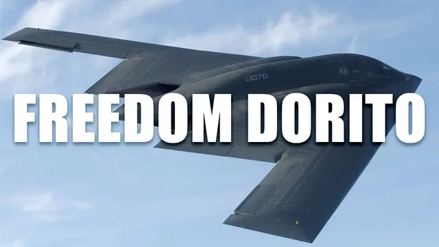 Freedom Dorito (B-2 Spirit) meme card