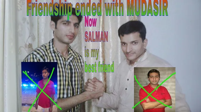 Friendship Ended With Mudasir meme card