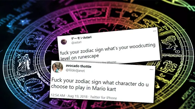 Fuck Your Zodiac Sign meme card