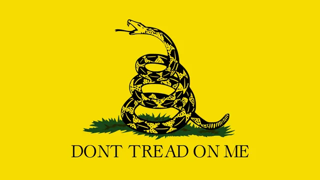 Carte meme Gadsden Flag