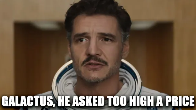 Galactus Asked Too High A Price meme card