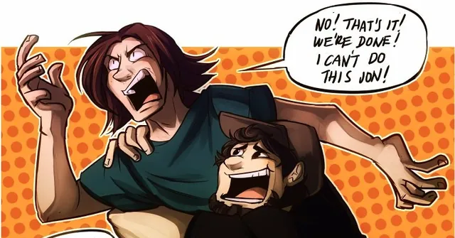Carte meme Game Grumps "WHAT IS THIS?" Freakout