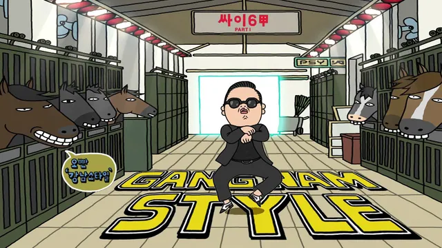 Gangnam Style meme card
