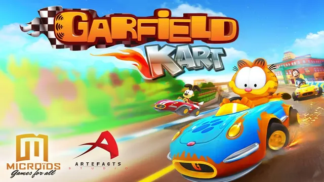 Garfield Kart meme card