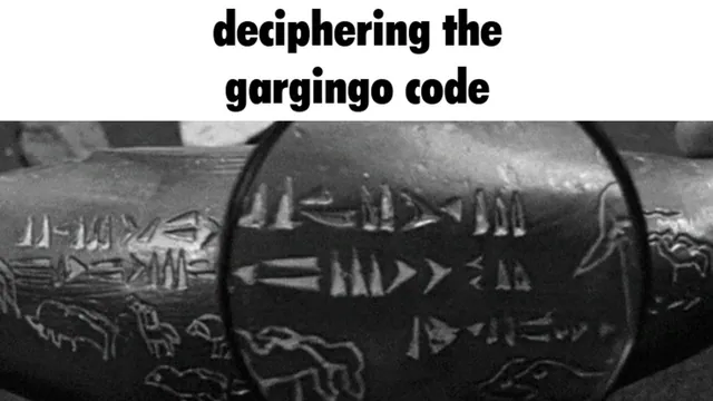 Gargingo meme card