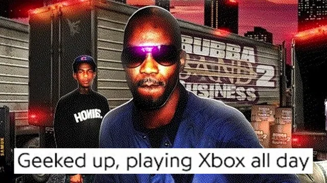 Carte meme Geeked Up Playing XBox All Day