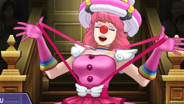 Geiru Toneido (Ace Attorney Clown Girl) meme card