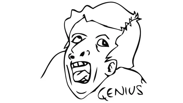 Genius meme card