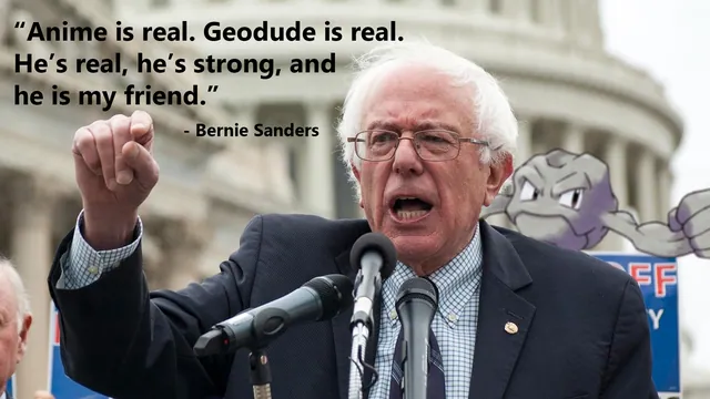 Carte meme Geodude Is Real, and Strong, and He’s My Friend