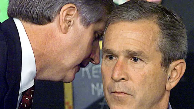 George Bush Learning About 9/11 meme card