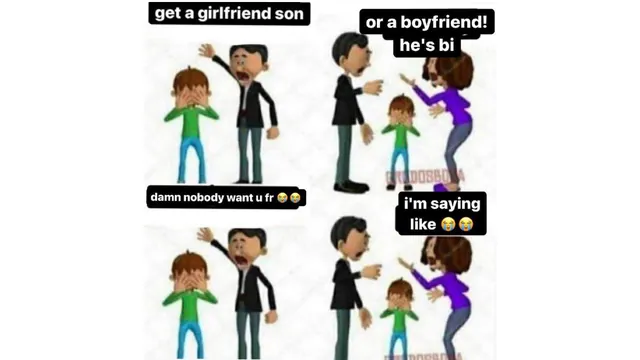 Get A Girlfriend Son / Damn Nobody Want U FR😭😭 meme card