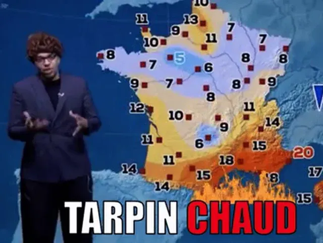 Il fait tarpin chaud ! meme