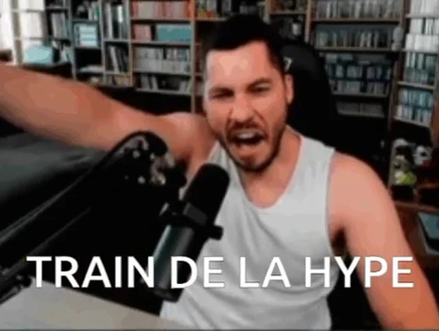 Le train de la hype meme