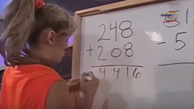 Carte meme Girl At Whiteboard Adding