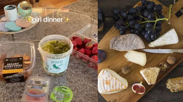 Carte meme Girl Dinner