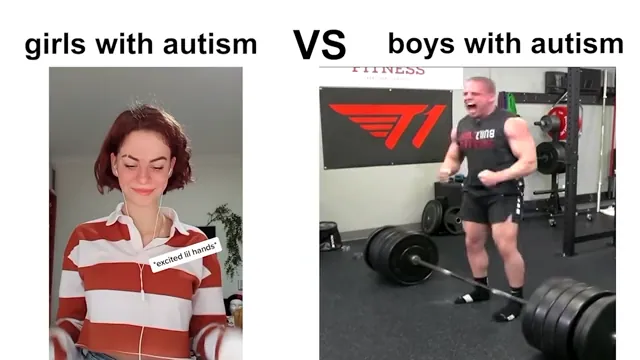 Girls With Autism vs. Boys With Autism meme card