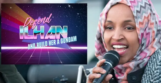 Carte meme Give Ilhan Omar a Gundam