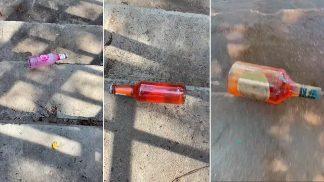 Carte meme Glass Bottle Rolling Down Stairs ASMR
