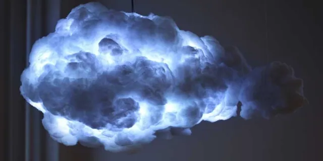 Glow Clouds meme card