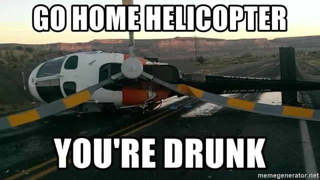 Carte meme Go Home, You Are Drunk
