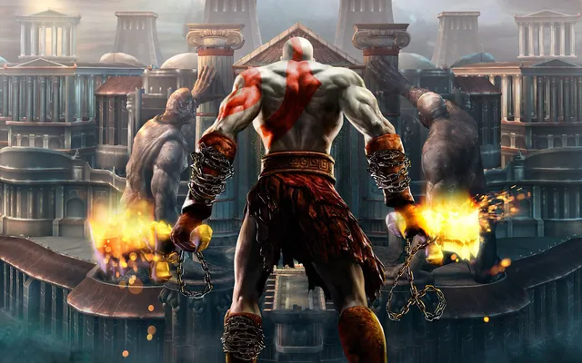 God of War meme card