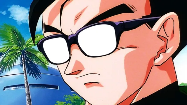 Gohan Glasses meme card