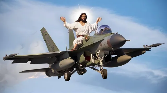 Going Mach Jesus meme card