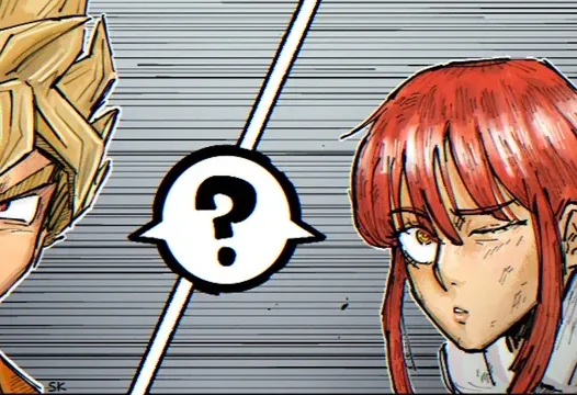 Goku and Makima Meet Their Adversary meme card
