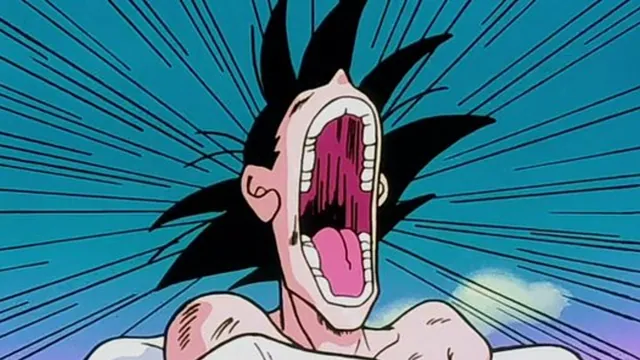 Goku With Open Mouth / Unhinged Jaw meme card