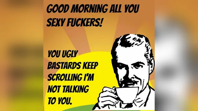 Carte meme Good Morning X, The Rest Of Y’all Gm I Guess