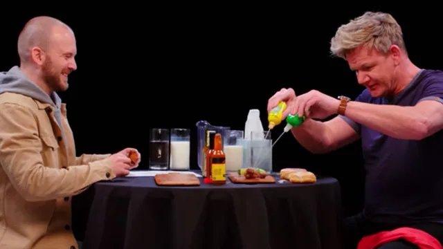 Gordon Ramsay on Hot Ones meme card