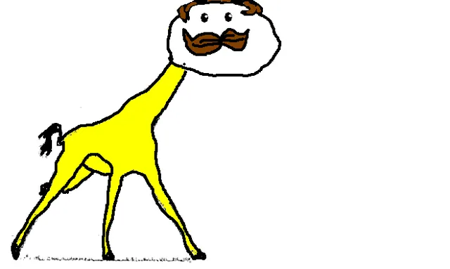 Gordon the Pringles Giraffe meme card