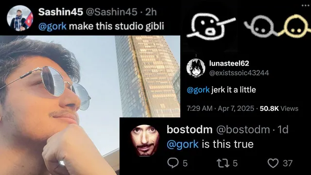 Gork (AI Parody) meme card