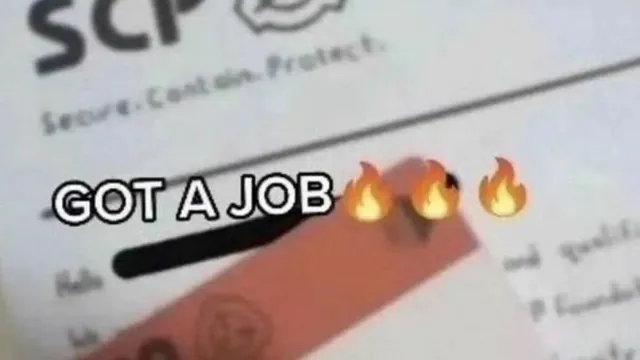 Got a job 🔥🔥🔥 meme card