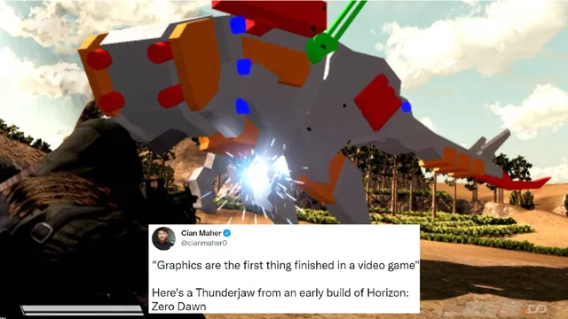 Graphics Are The First Thing Finished In A Video Game meme card