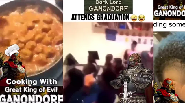 Carte meme Great King of Evil Ganondorf Doing Everything