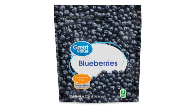 Great Value Blueberries meme card