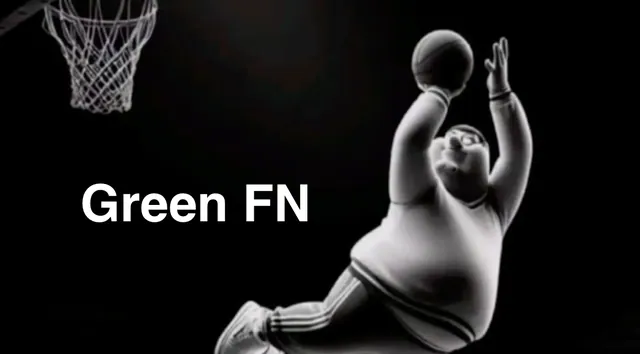 Green FN (Slang) meme card