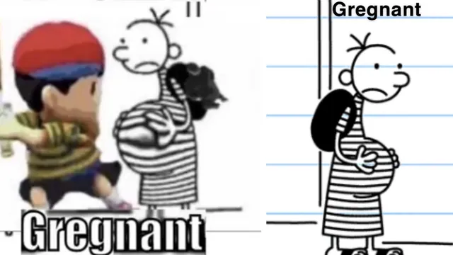 Carte meme Gregnant