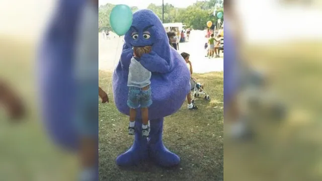Grimace meme card