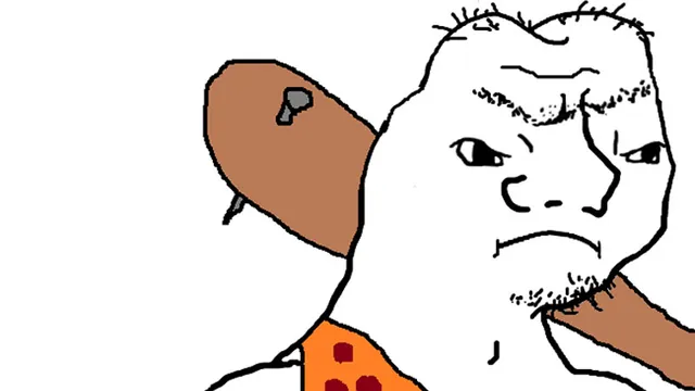 Grug (Wojak) meme card
