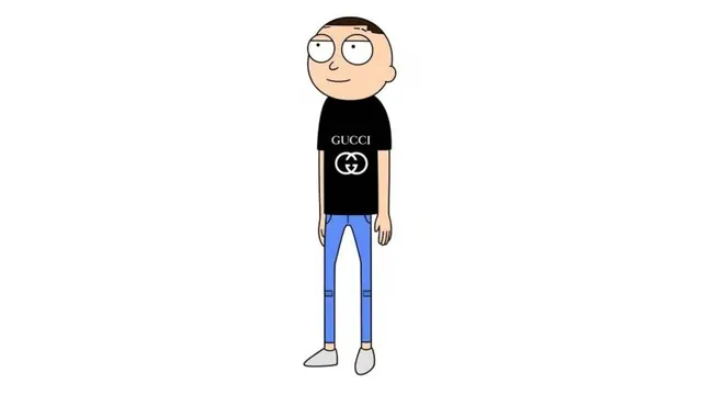 Gucci Morty meme card