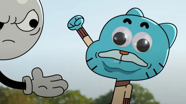 Gumball "Cause I Am Free!" meme card
