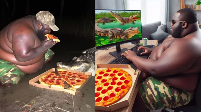 Gumbo Slice meme card